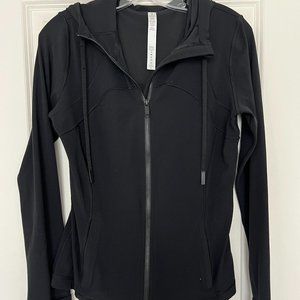 LULULEMON HOODED DEFINE JACKET NULU SZ 10 - BLACK